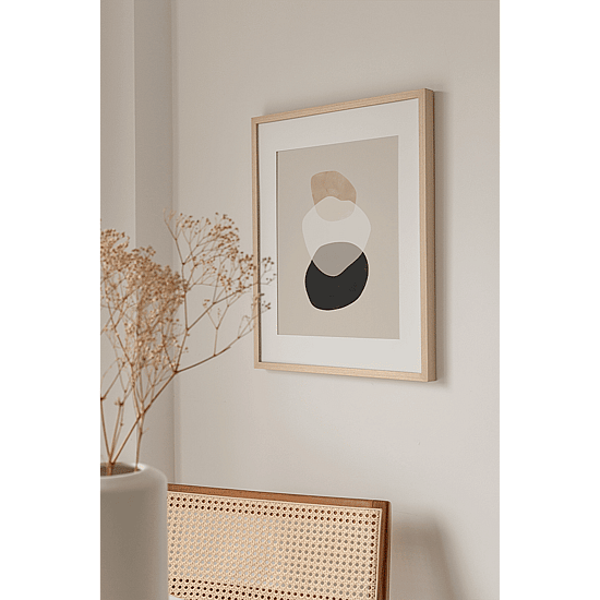 Beige Boho Shapes Poster - Image 2