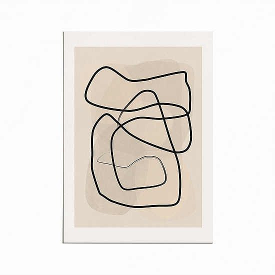 Abstract Line Art Poster No.1 - Image 5