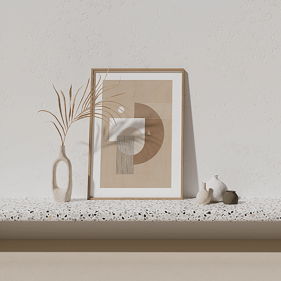 Neutral Semicircles Poster No.1 - Image 4