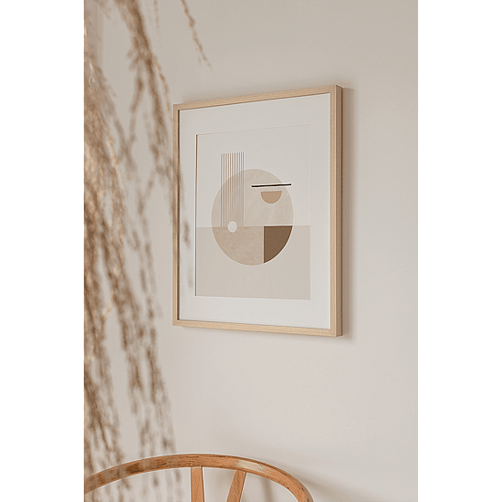 Neutral Semicircles Poster No.2 - Image 3