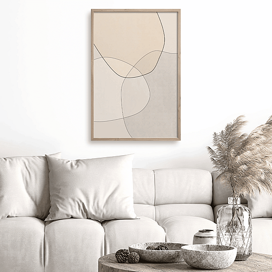 Abstract Beige Poster - Image 4