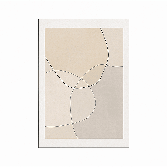 Abstract Beige Poster - Image 5