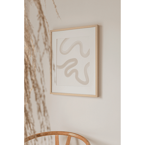 Beige Brush Stroke Poster No.1 - Image 3