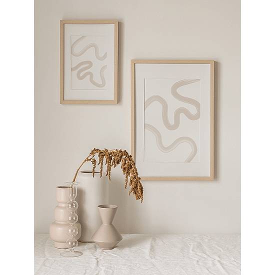 Beige Brush Stroke Poster No.1 - Image 5