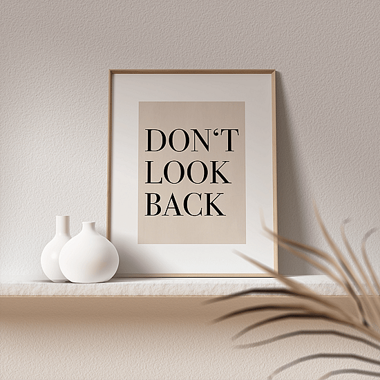 Don't Look Back Poster - Image 4