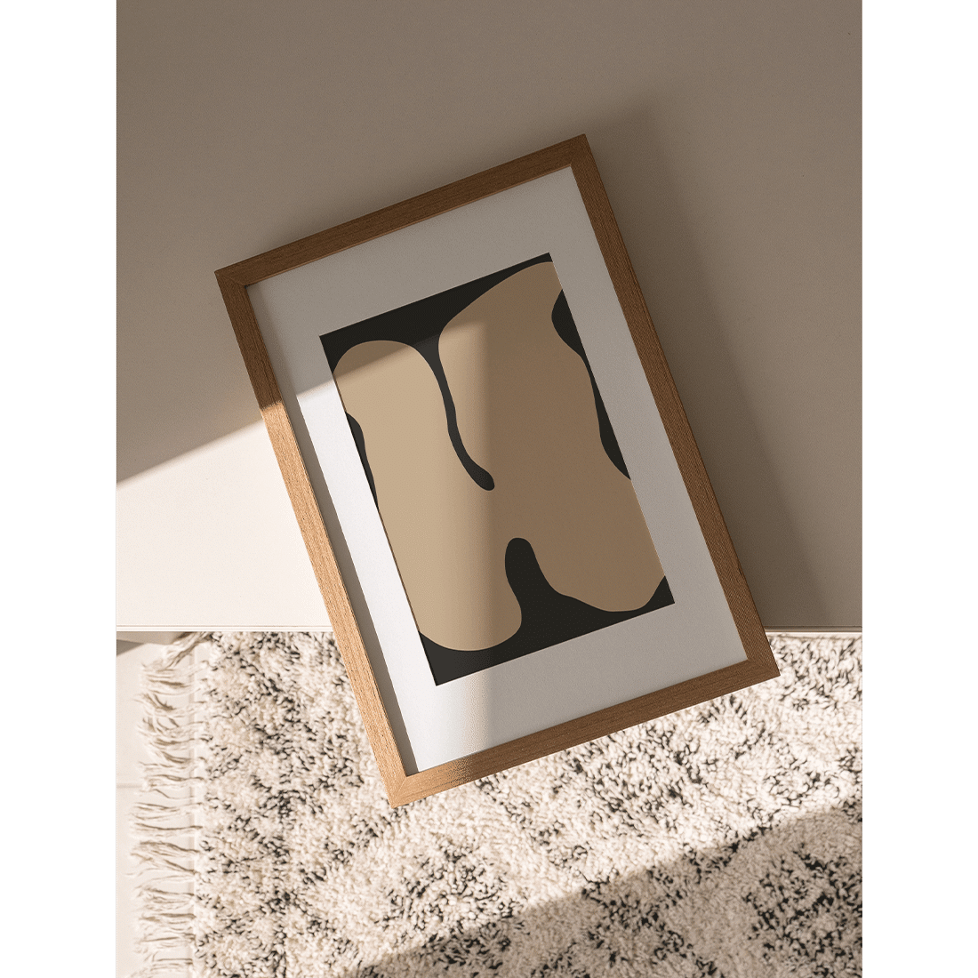 Graphic Beige Shapes Poster - Image 3
