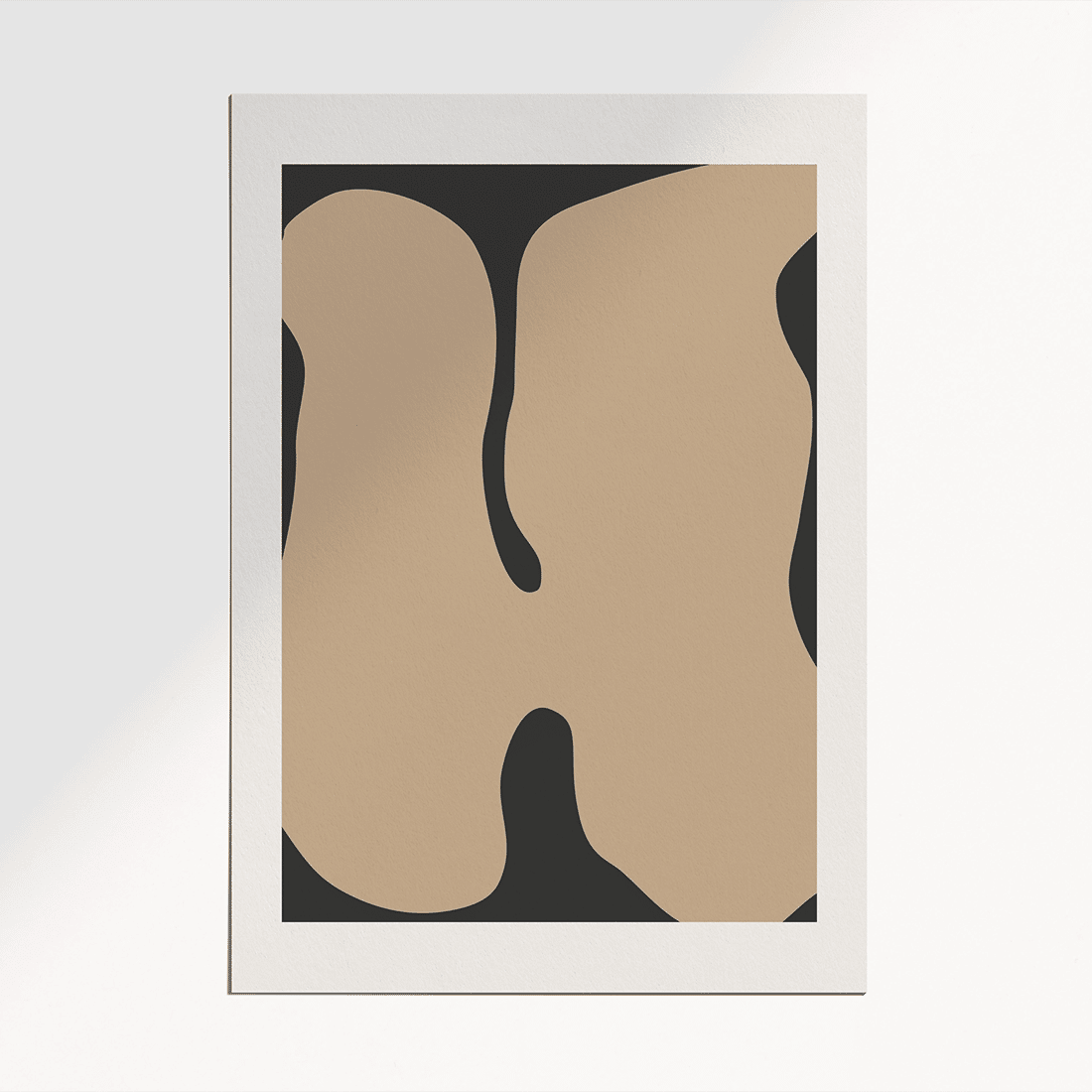 Graphic Beige Shapes Poster - Image 5