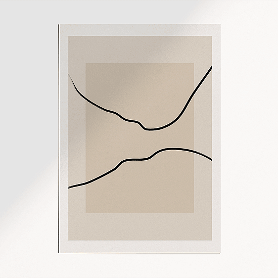 Soft Abstract Lines Poster - Image 5