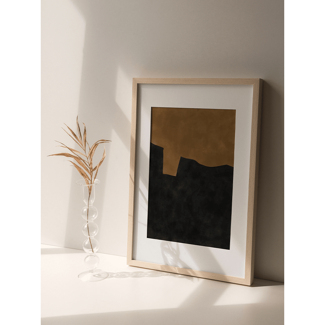Brown Abstraction Poster - Image 3