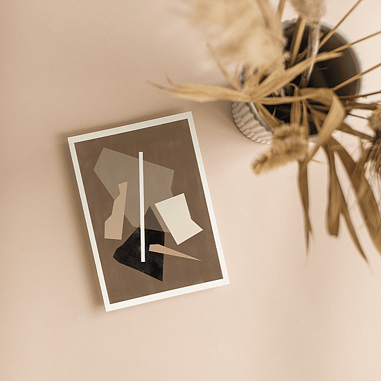 Brown Paper Cuts Poster - Image 5