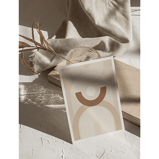 Beige Mid Century Poster No.1 - Image 5