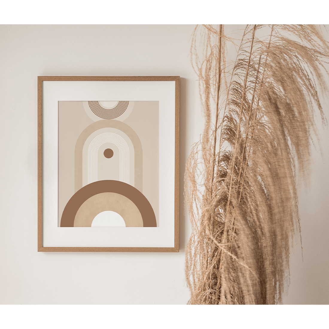 Beige Mid Century Poster No.2 - Image 3