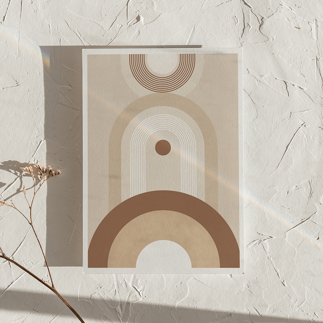 Beige Mid Century Poster No.2 - Image 5