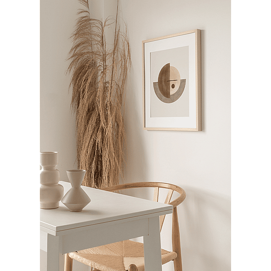 Beige Geometric Poster - Image 3