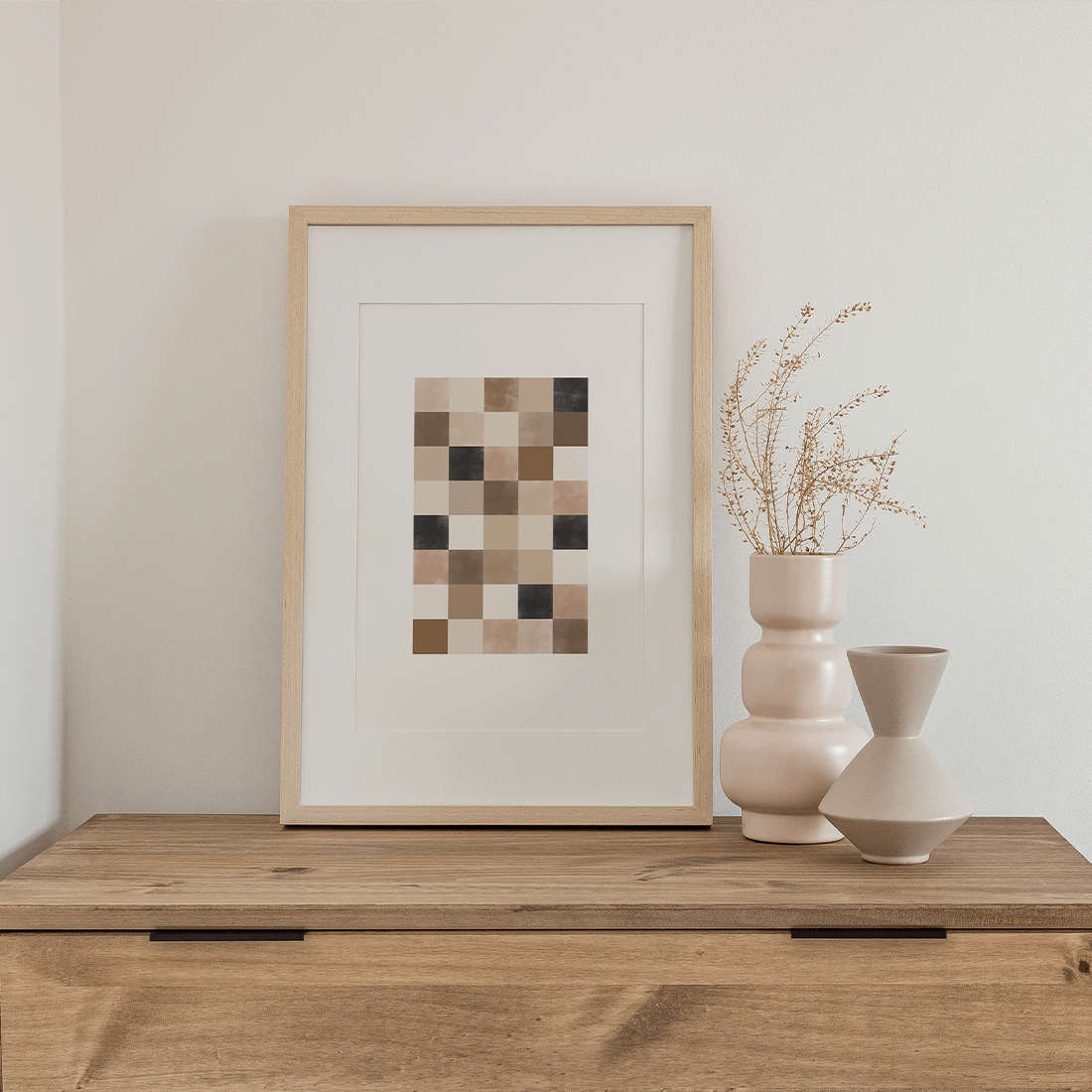 Trendy Checkered Poster - Image 4