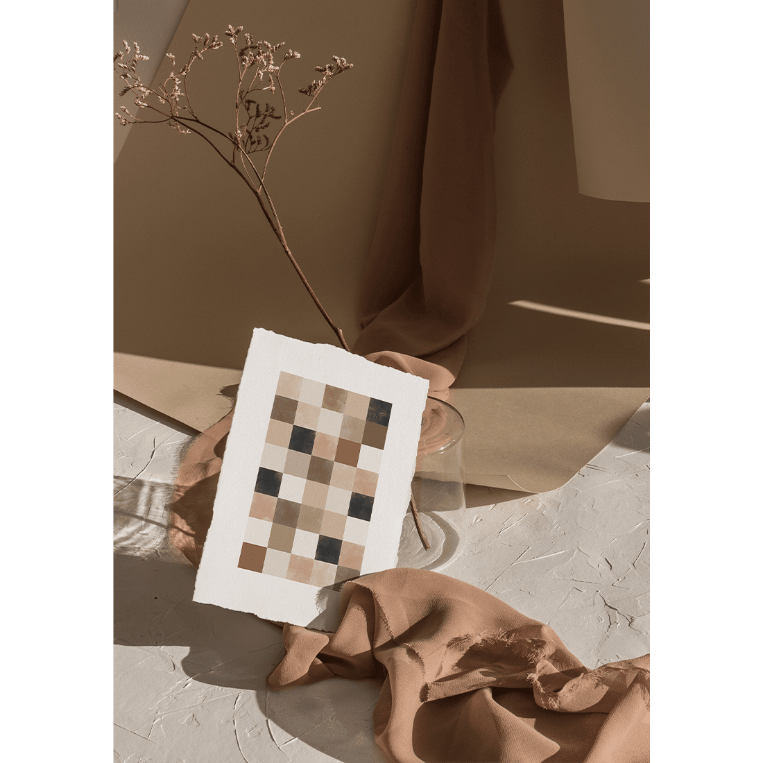 Trendy Checkered Poster - Image 5
