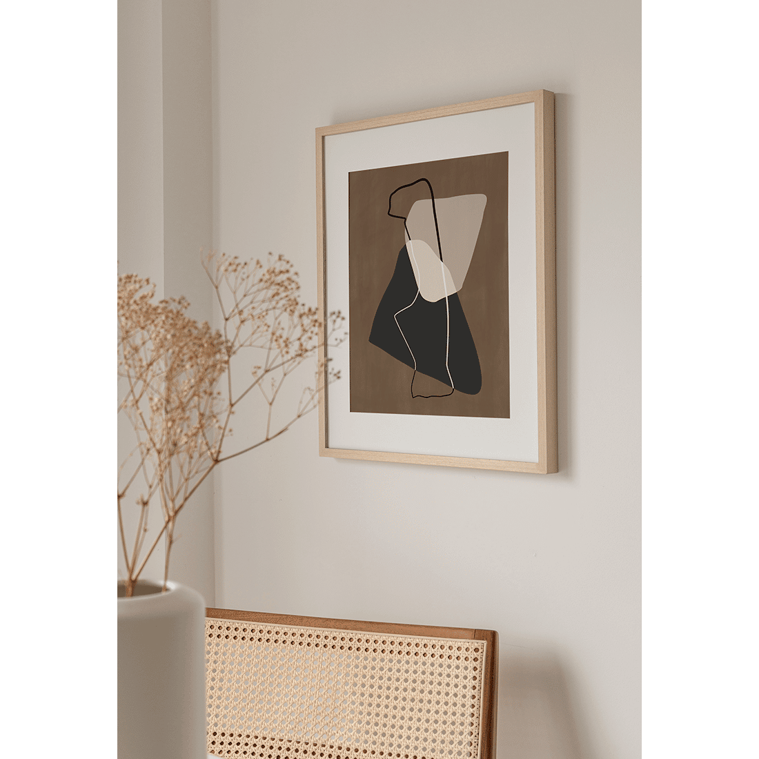 Painted Abstract Shapes Poster No.1 - Image 3