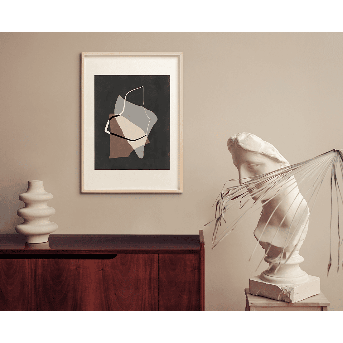 Painted Abstract Shapes Poster No.2 - Image 2