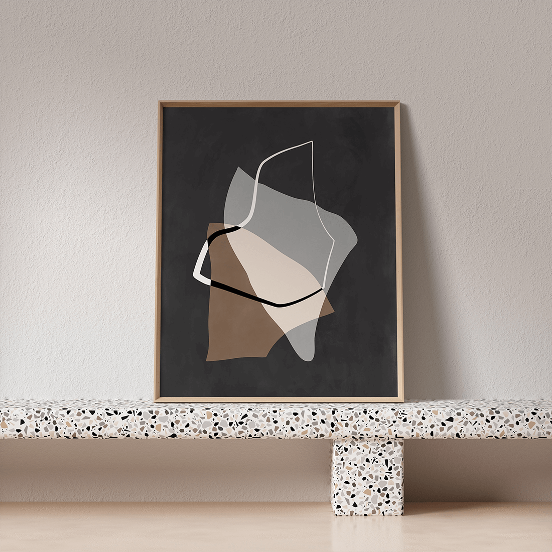 Painted Abstract Shapes Poster No.2 - Image 4
