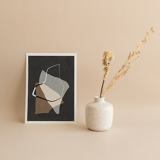 Painted Abstract Shapes Poster No.2 - Image 5