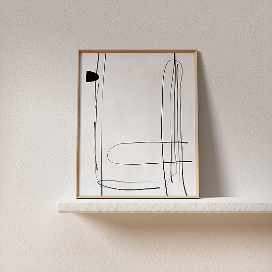 Black and White Painting Poster No.2 - Image 4