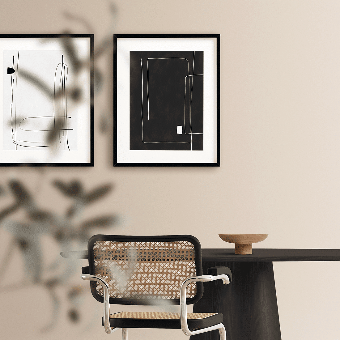Black and White Painting Poster No.2 - Image 5