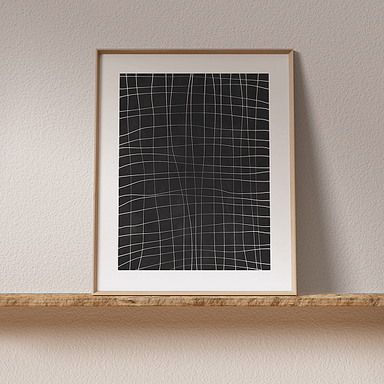 Abstract Ink Lines Poster - Image 4