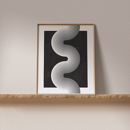 Retro Monochrome Poster - Image 4