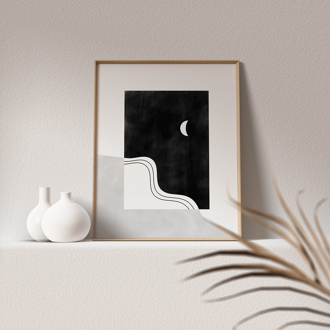 Black & White Nightfall Poster - Image 5