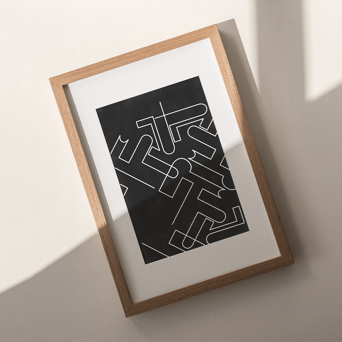 Mid Century Lines Poster No.2 - Image 3