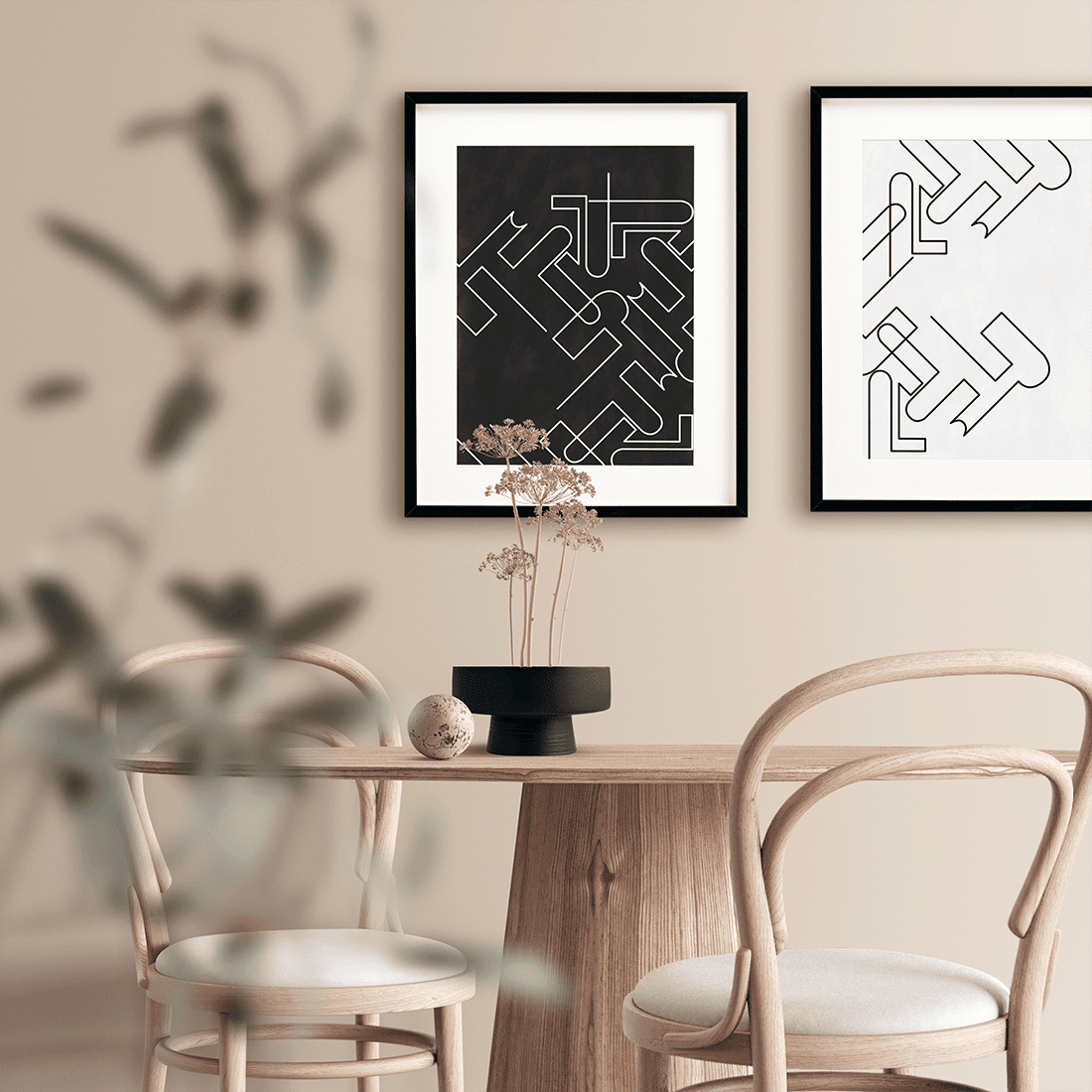Mid Century Lines Poster No.2 - Image 5