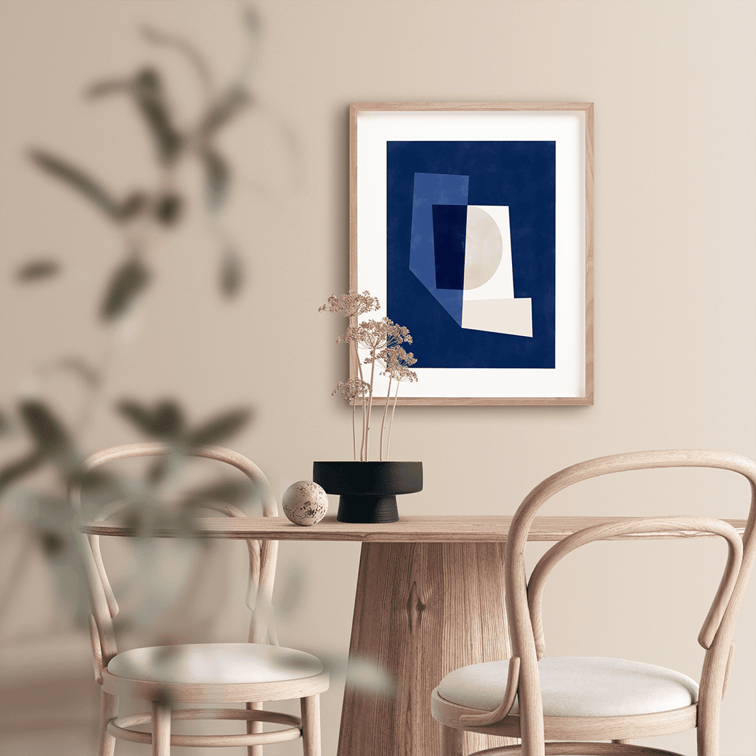 Blue Geometric Poster No.1 - Image 2