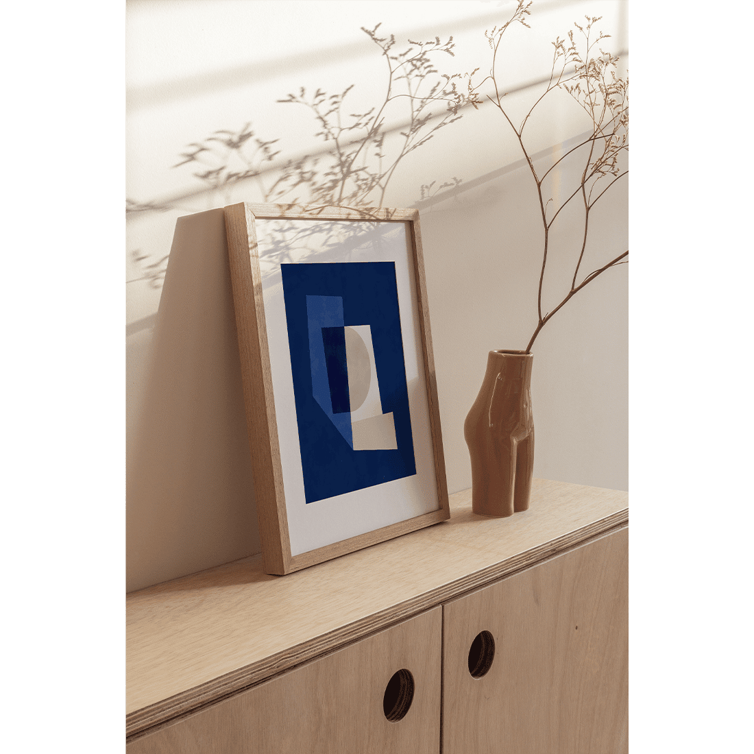 Blue Geometric Poster No.1 - Image 4