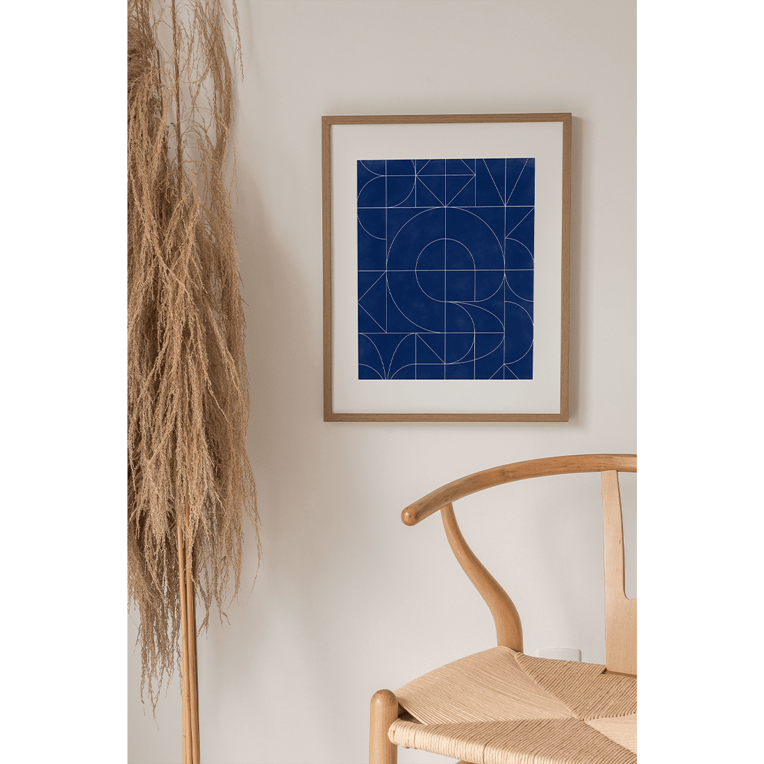 Navy Blue Minimalist Poster - Image 2