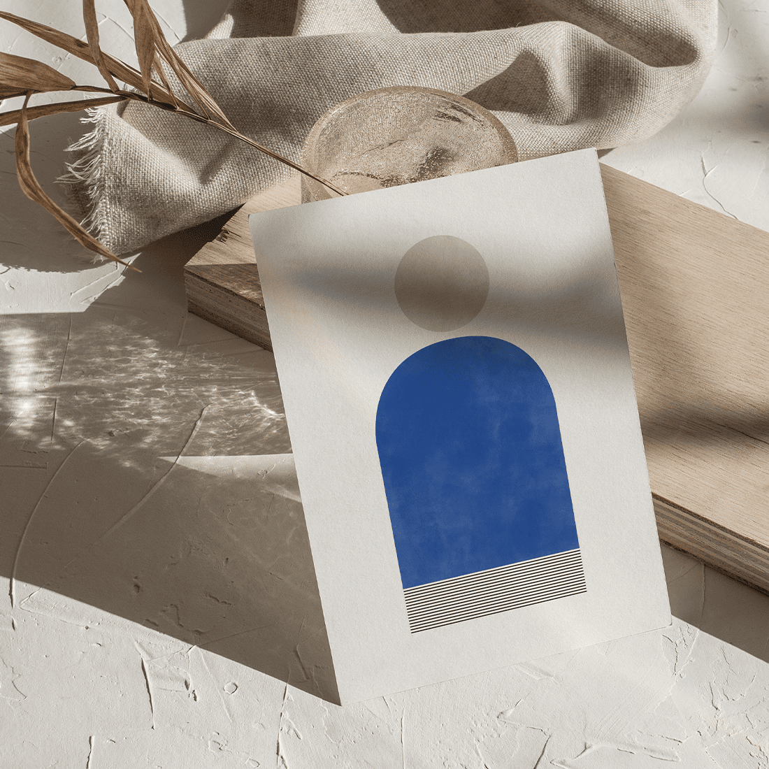 Blue Bohemian Poster No.1 - Image 5