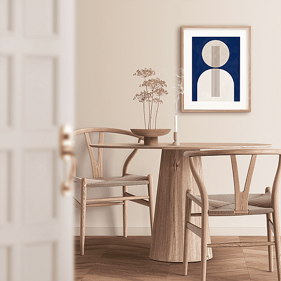 Blue Bohemian Poster No.2 - Image 2