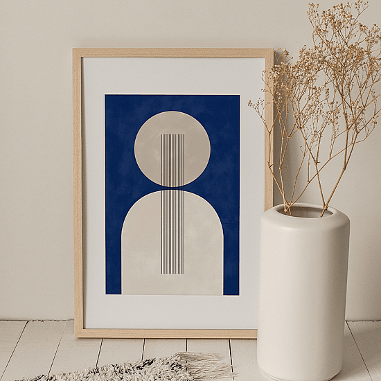 Blue Bohemian Poster No.2 - Image 4