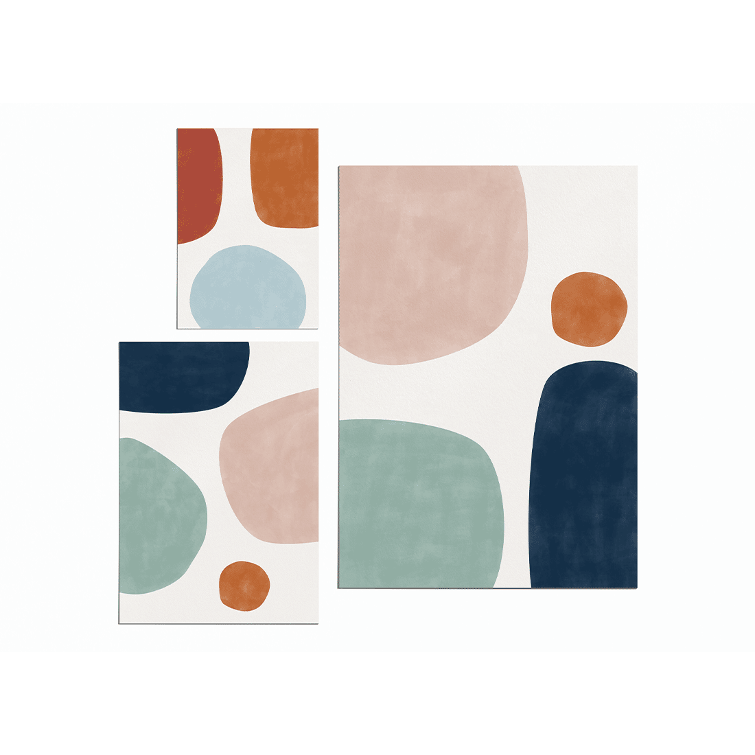 Watercolour Shapes Poster No.3 - Image 5