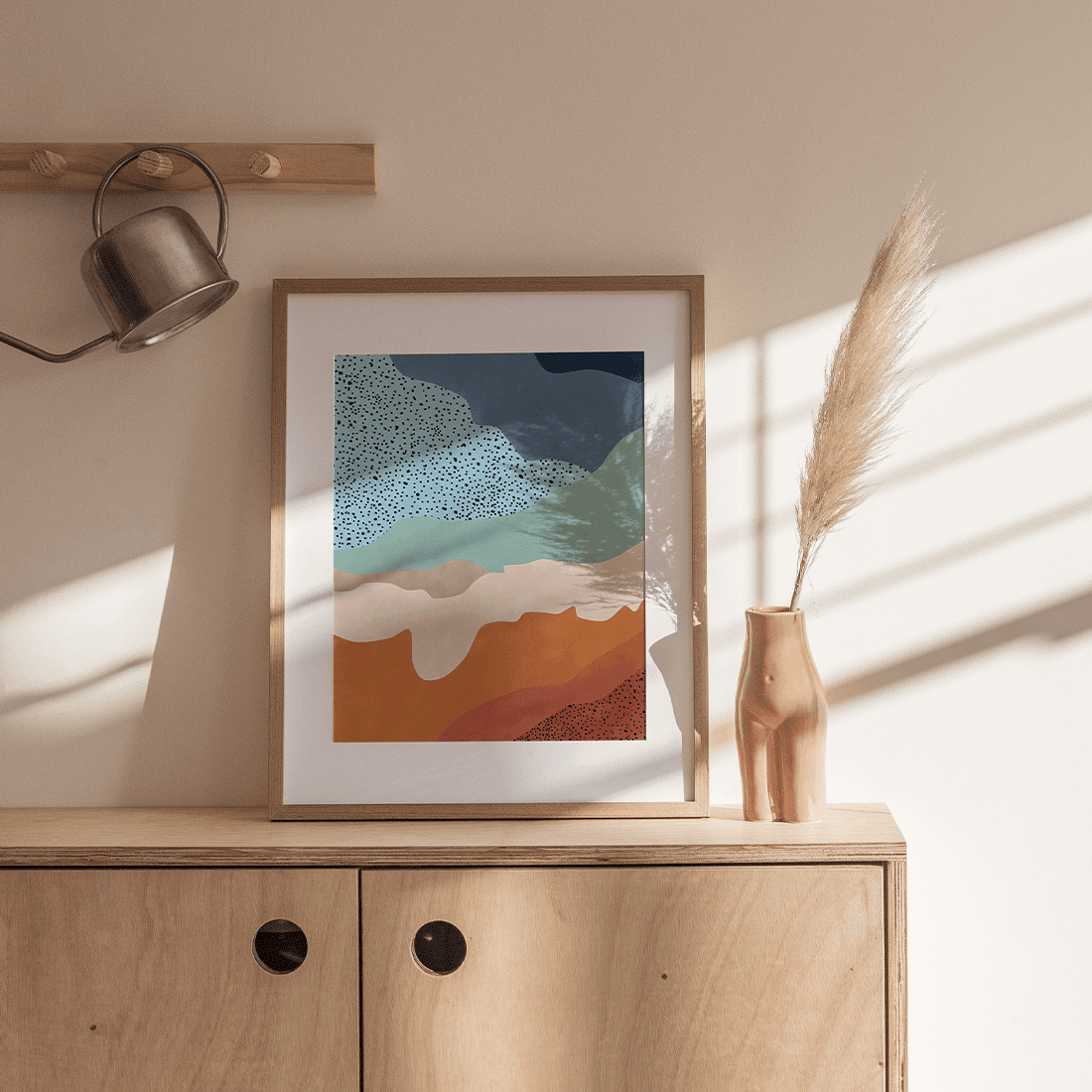 Blue & Rust Landscape Poster No.2 - Image 2