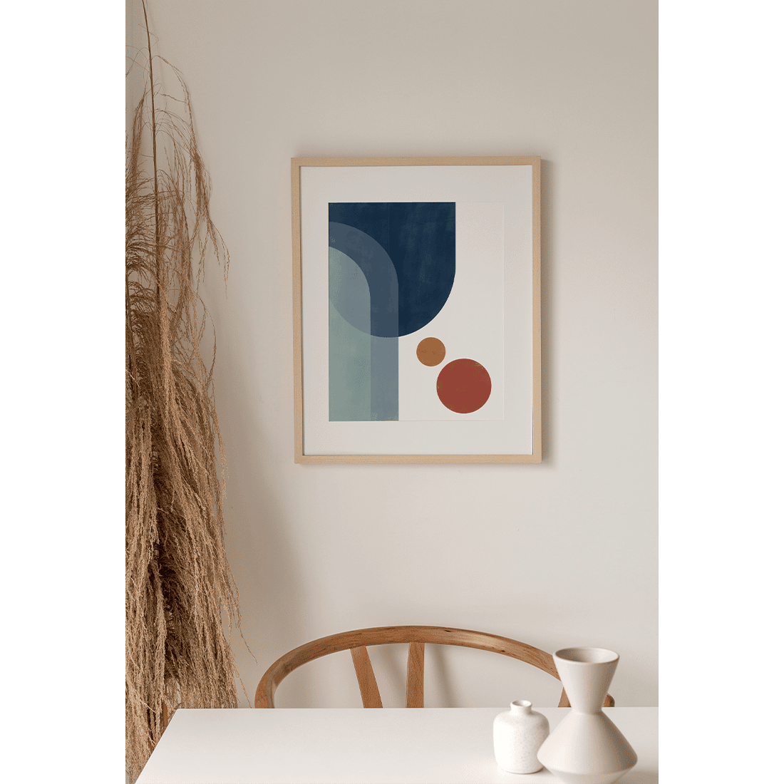 Blue & Rust Retro Poster No.1 - Image 3