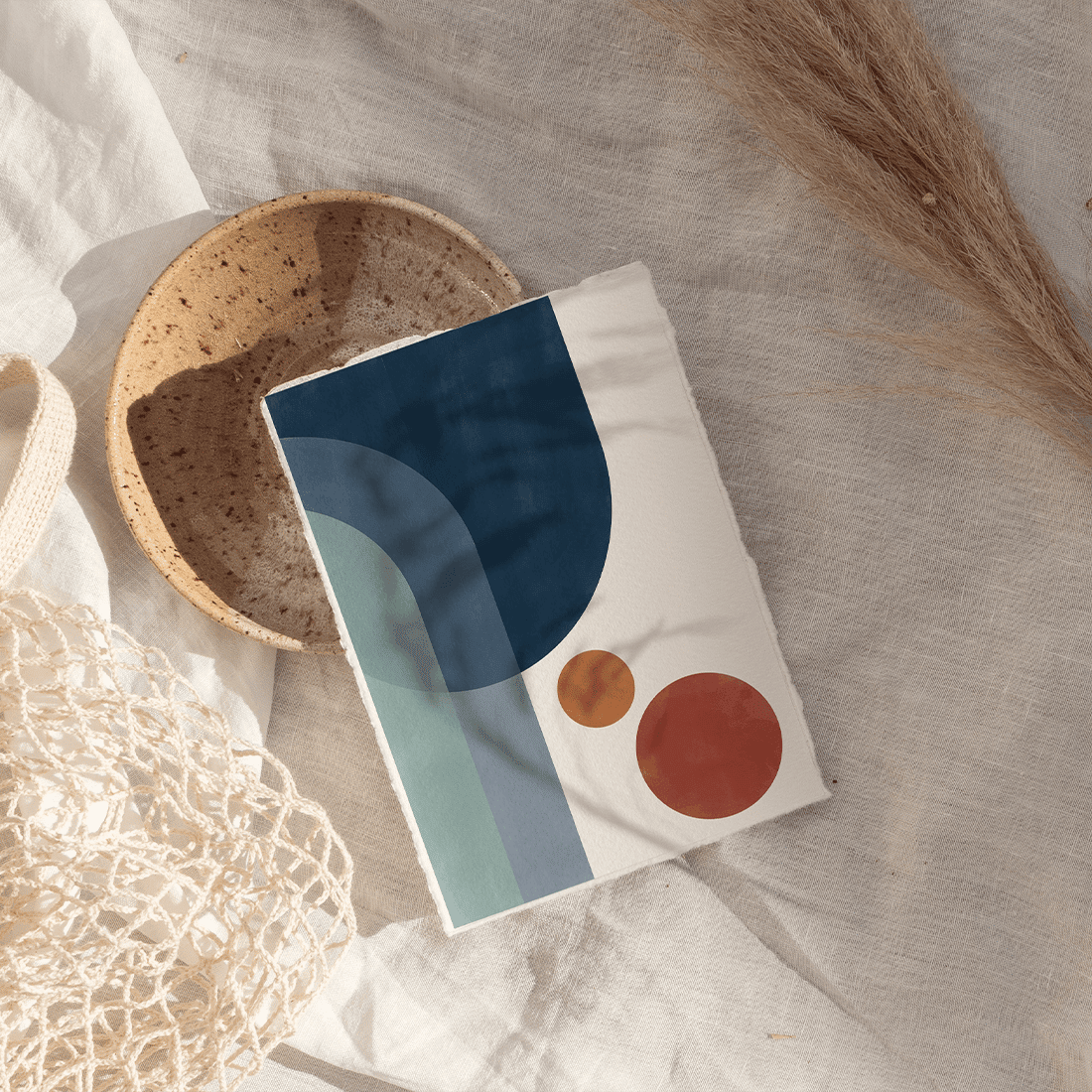 Blue & Rust Retro Poster No.1 - Image 5
