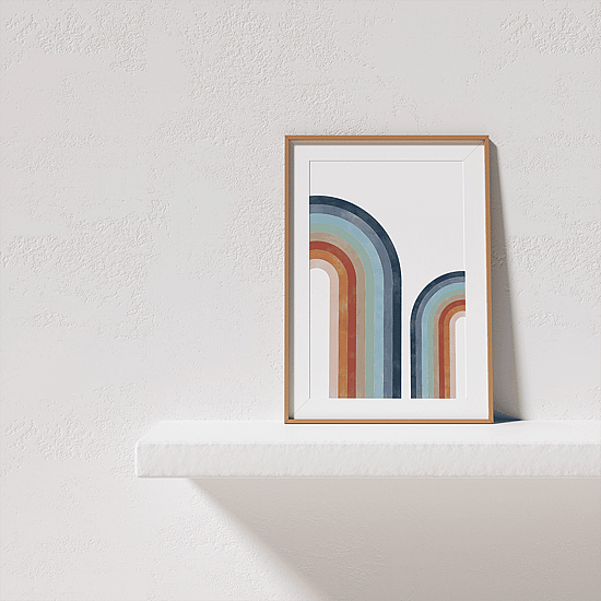 Painted Rainbow Poster - Image 2