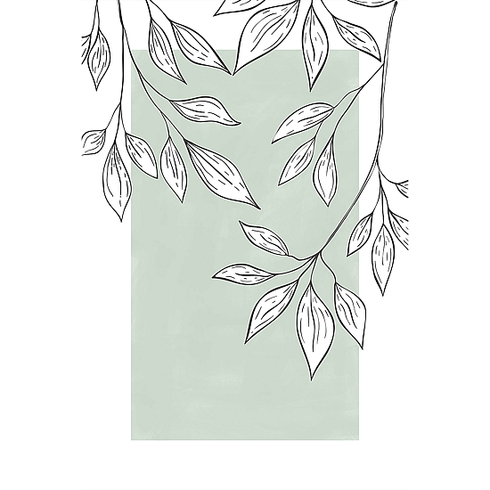 Green Leaves Poster No.2