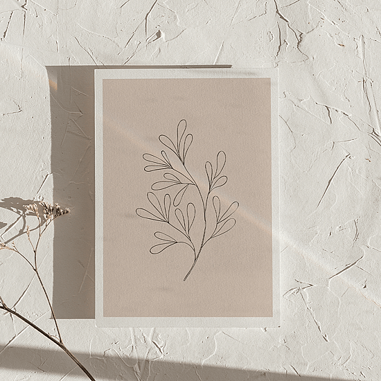 Pink Botanical Line Art Poster No.1 - Image 5