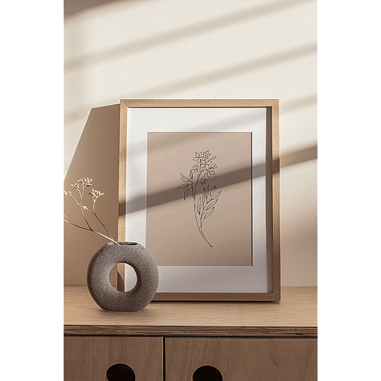 Pink Botanical Line Art Poster No.4 - Image 3
