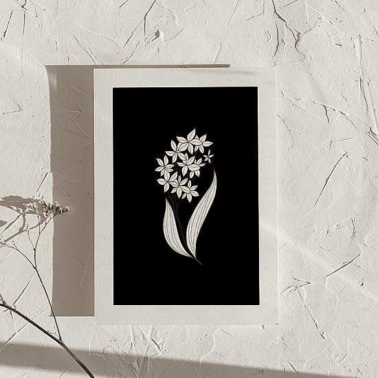 Black & White Botanical Poster No.2 - Image 4