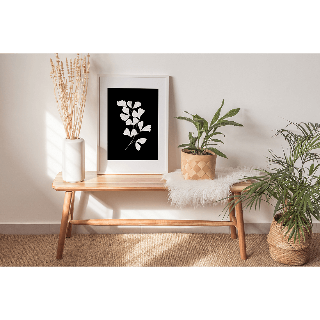 Black & White Botanical Poster No.3 - Image 3