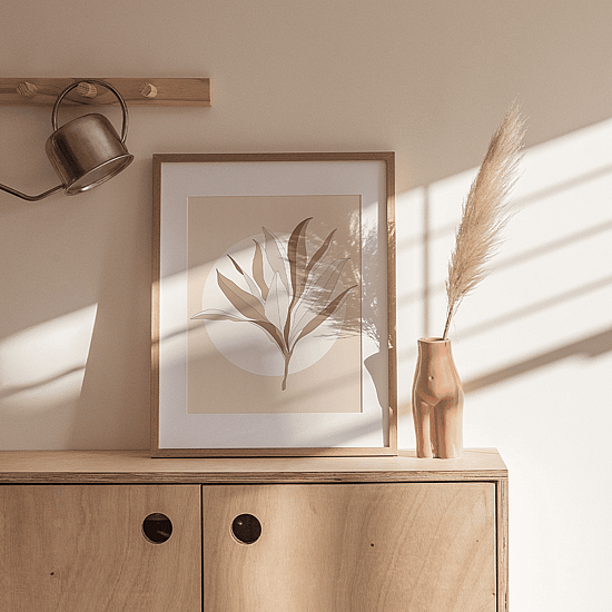 Pink Leaves Poster No.1 - Image 3