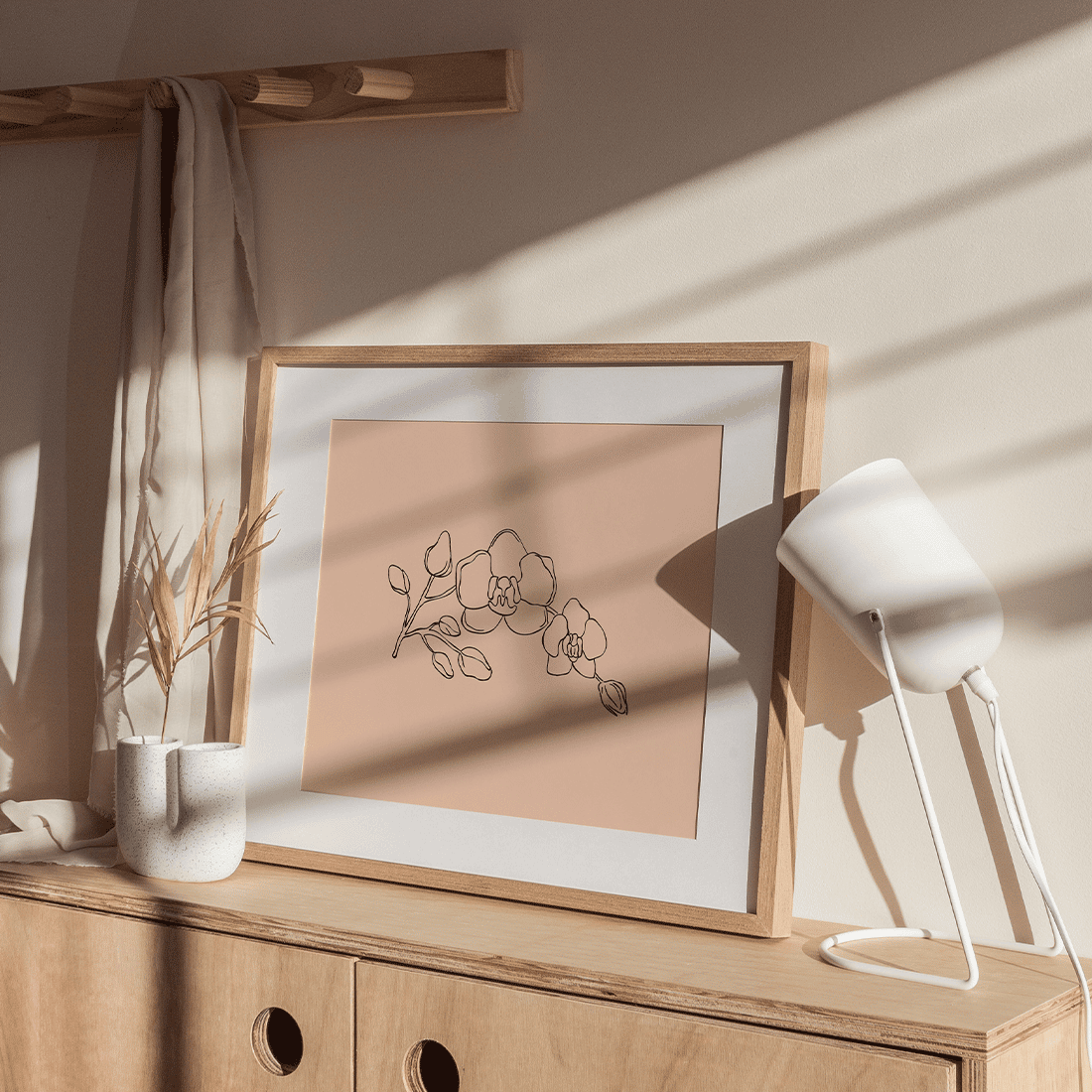 Orchid Line Art Poster No.1 - Image 3