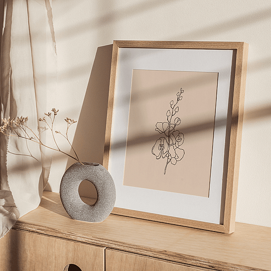 Orchid Line Art Poster No.2 - Image 2